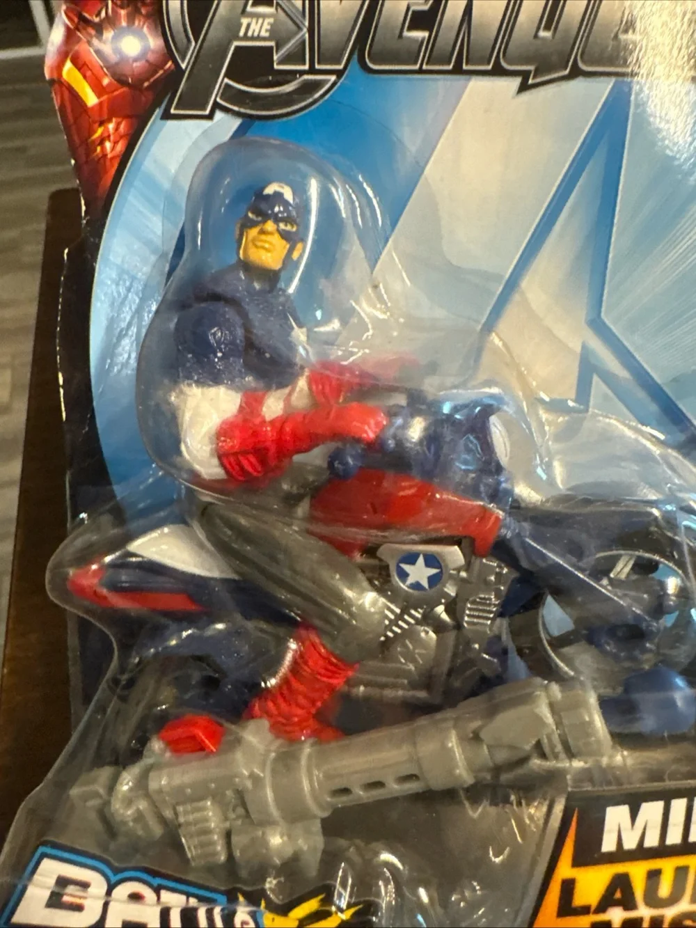 Marvel Avengers Furyfire Assault Cycle Toy - Blue & Red